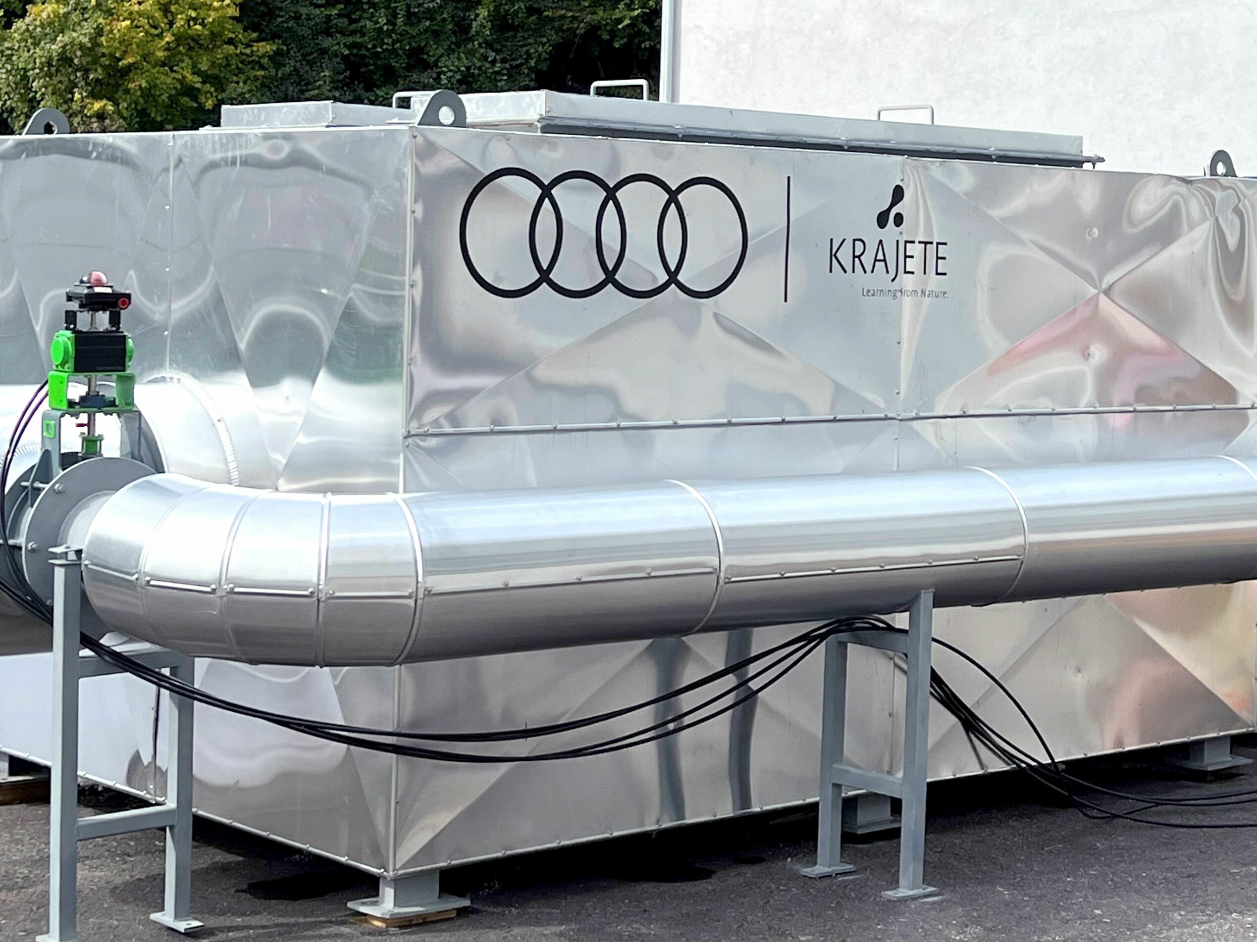 Audi and Krajete Filter CO2 Out of the Air - Audi and Krajete Filter CO2 Out of the Air
