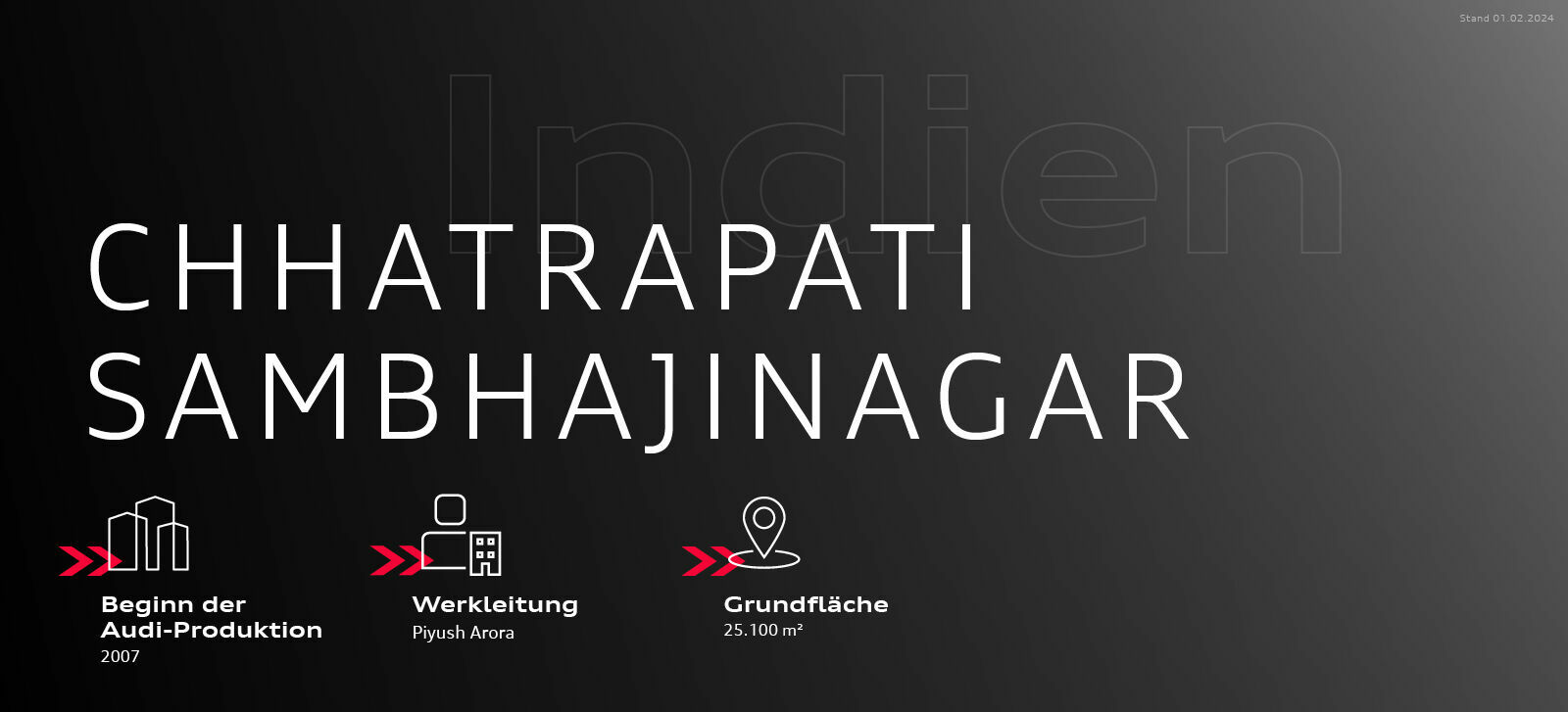 Infografik - Audi in Indien (Aurangabad) - Audi in Indien (Aurangabad)