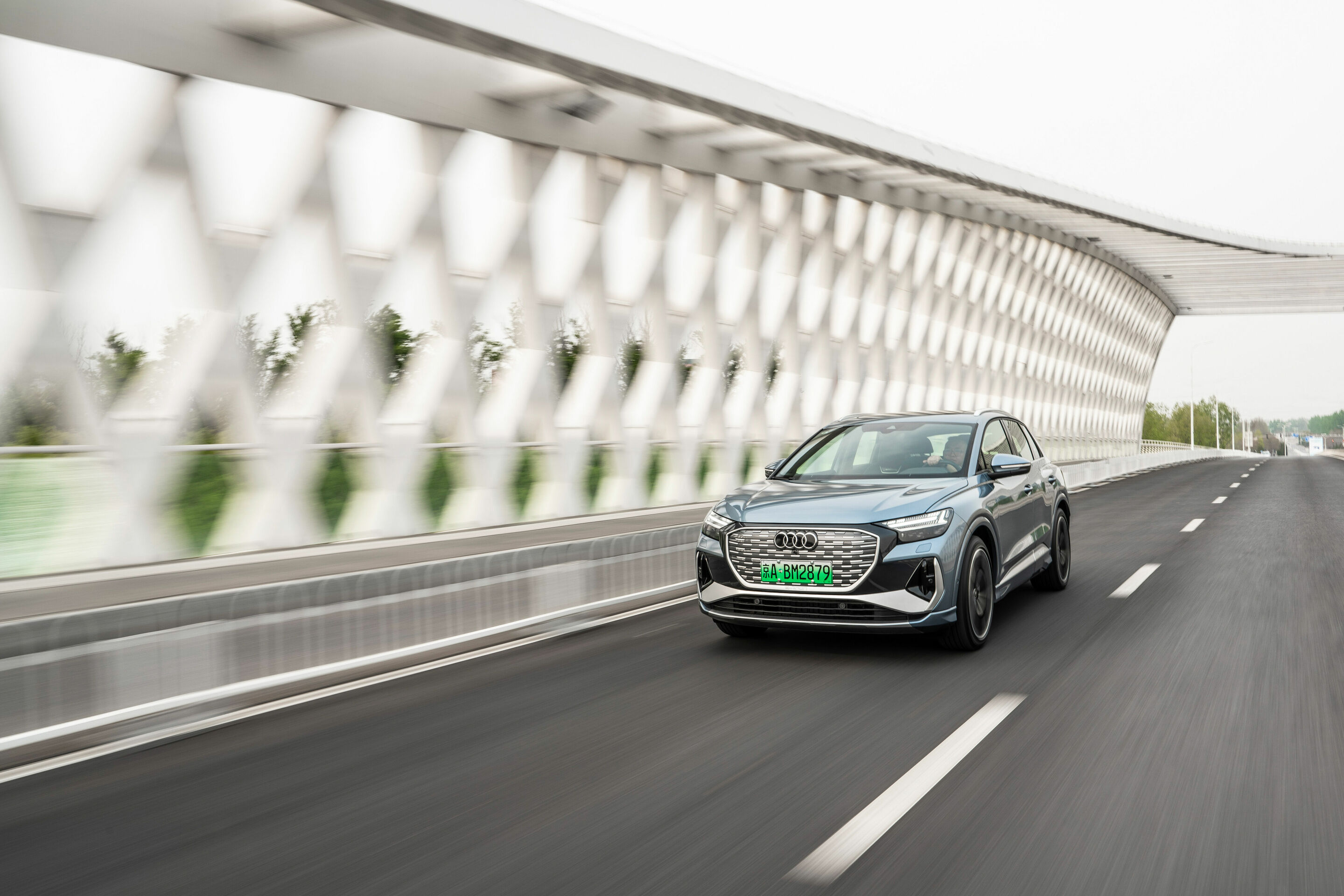Audi Q4 e-tron - Audi Q4 e-tron auf den Straßen von Peking