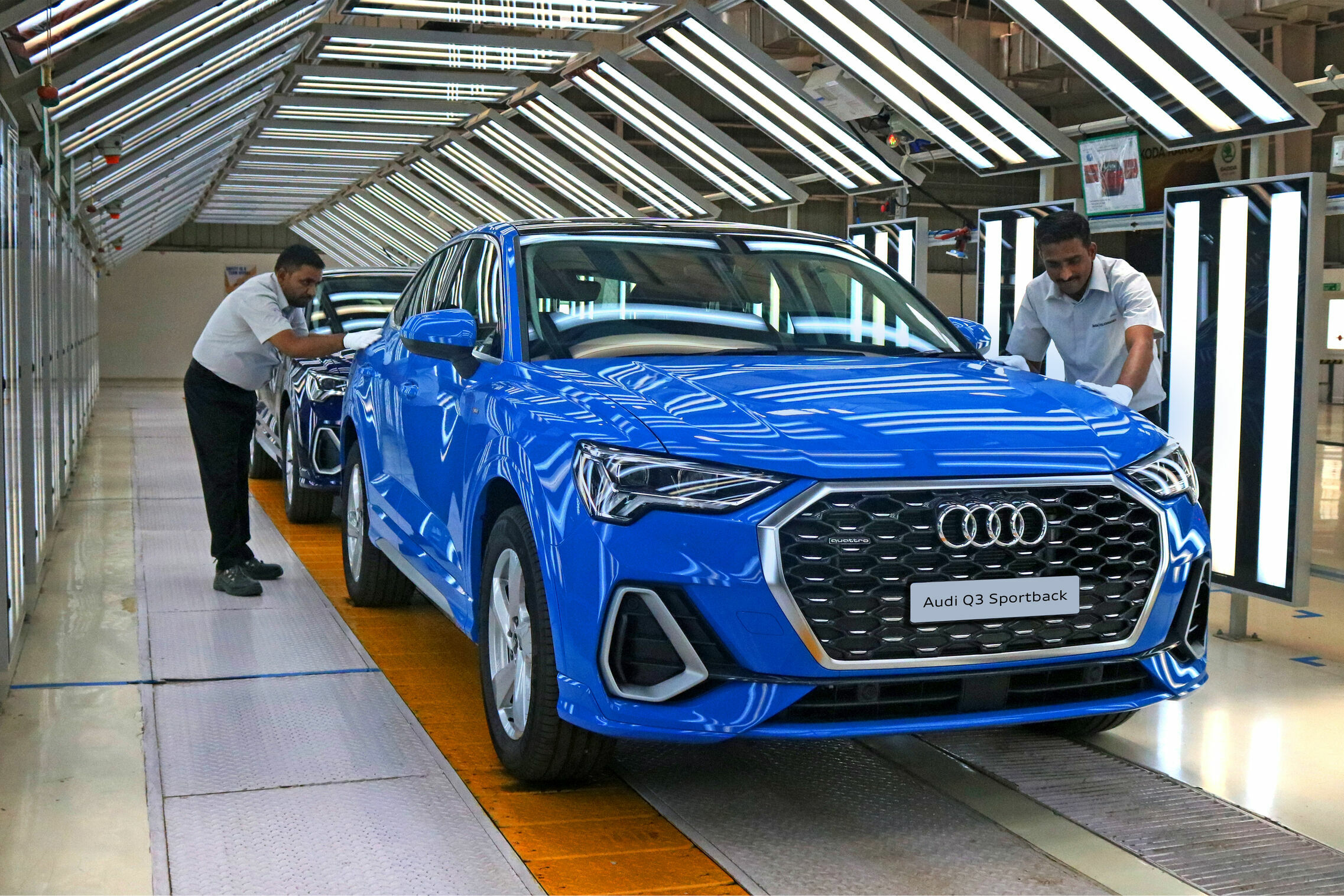 The Audi Q3 Sportback is produced in Aurangabad, India since May 2023. - The Audi Q3 Sportback is produced in Aurangabad, India since May 2023.