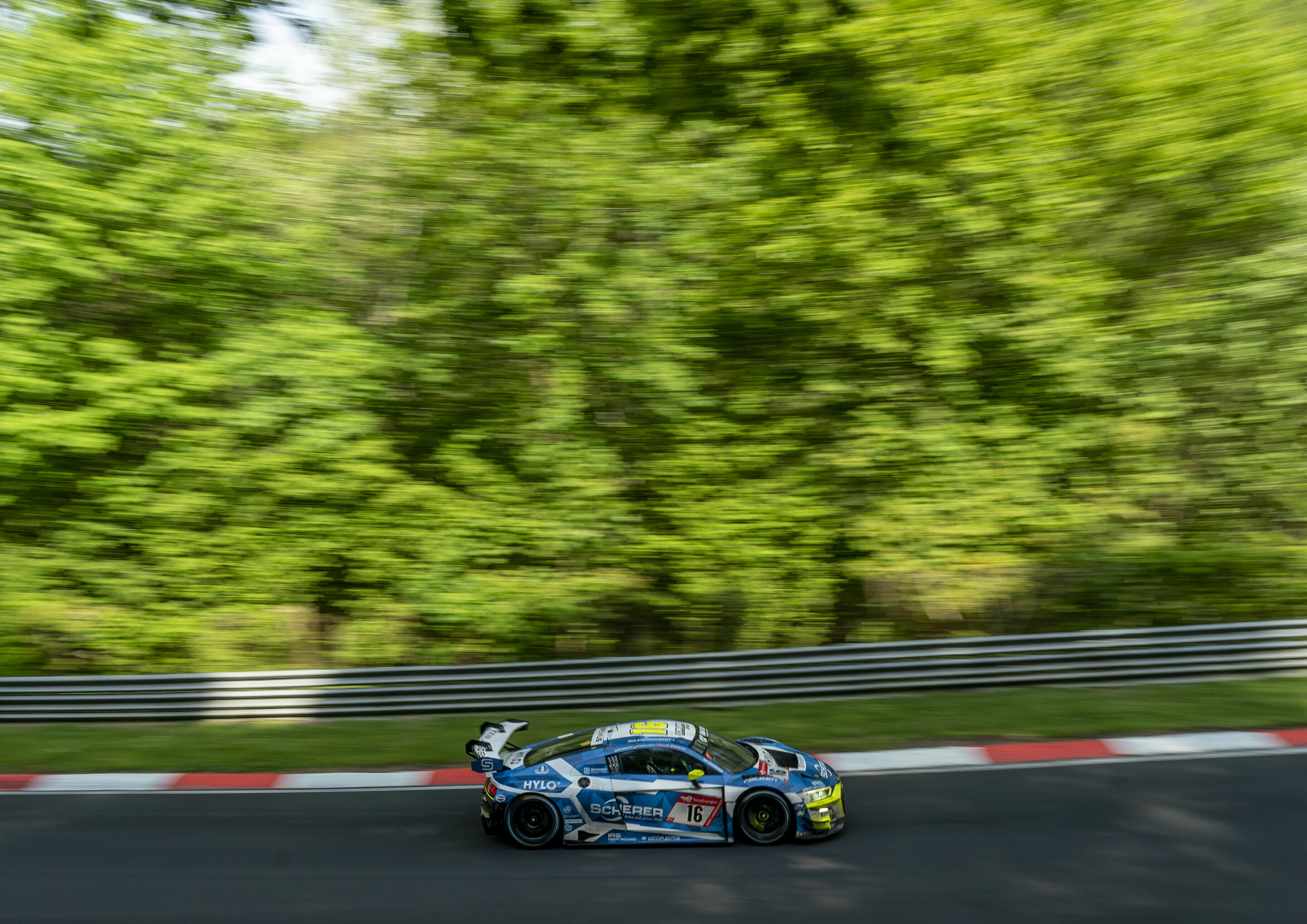 24h Nürburgring 2023 - Audi R8 LMS #16 (Scherer Sport PHX), Michele Beretta/Ricardo Feller/Kim-Luis Schramm/Markus Winkelhock