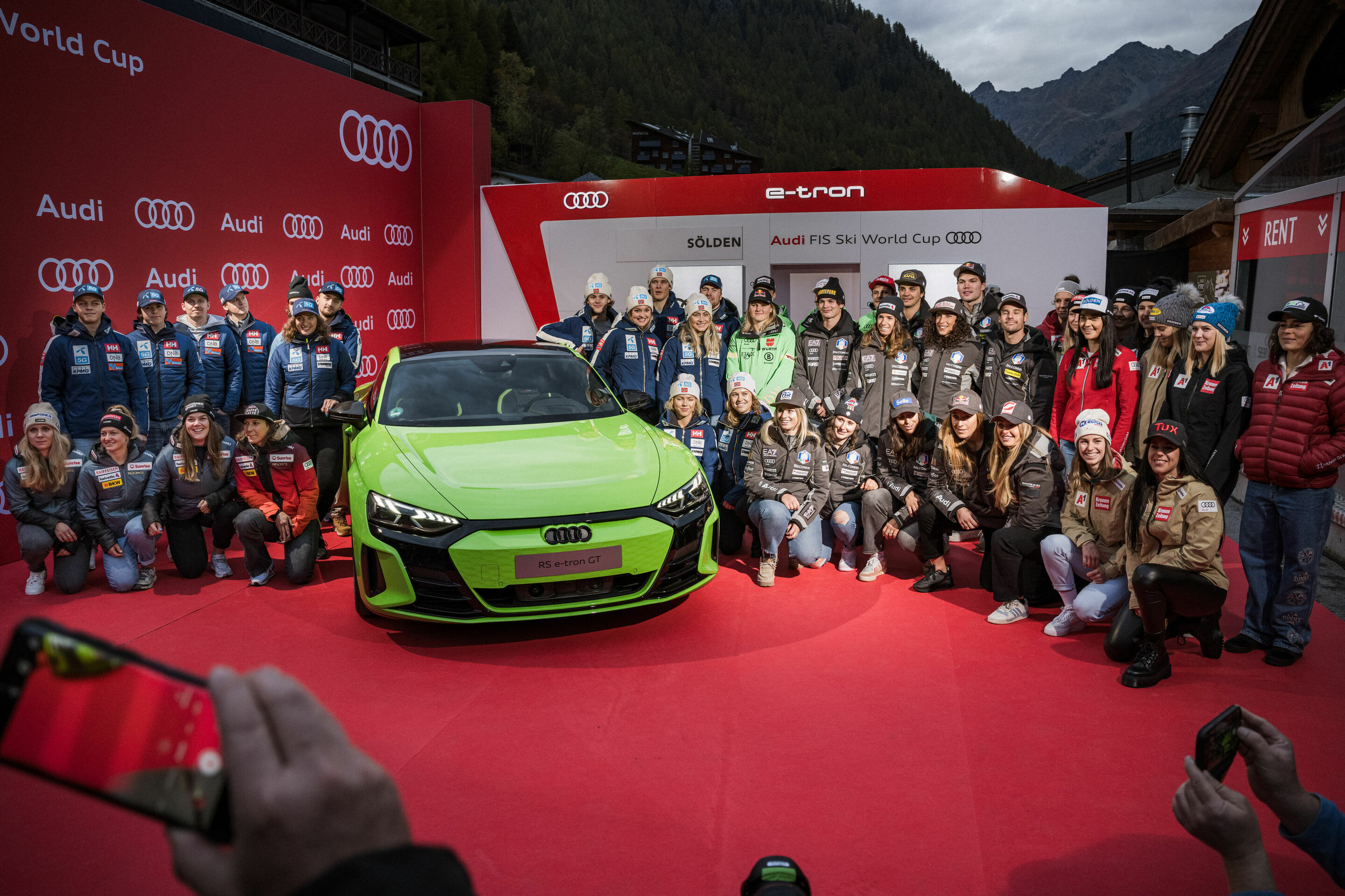 Audi FIS Ski World Cup Sölden 2023 - Alpine Ski Teams Switzerland, Norway, Germany, Italy, Austria