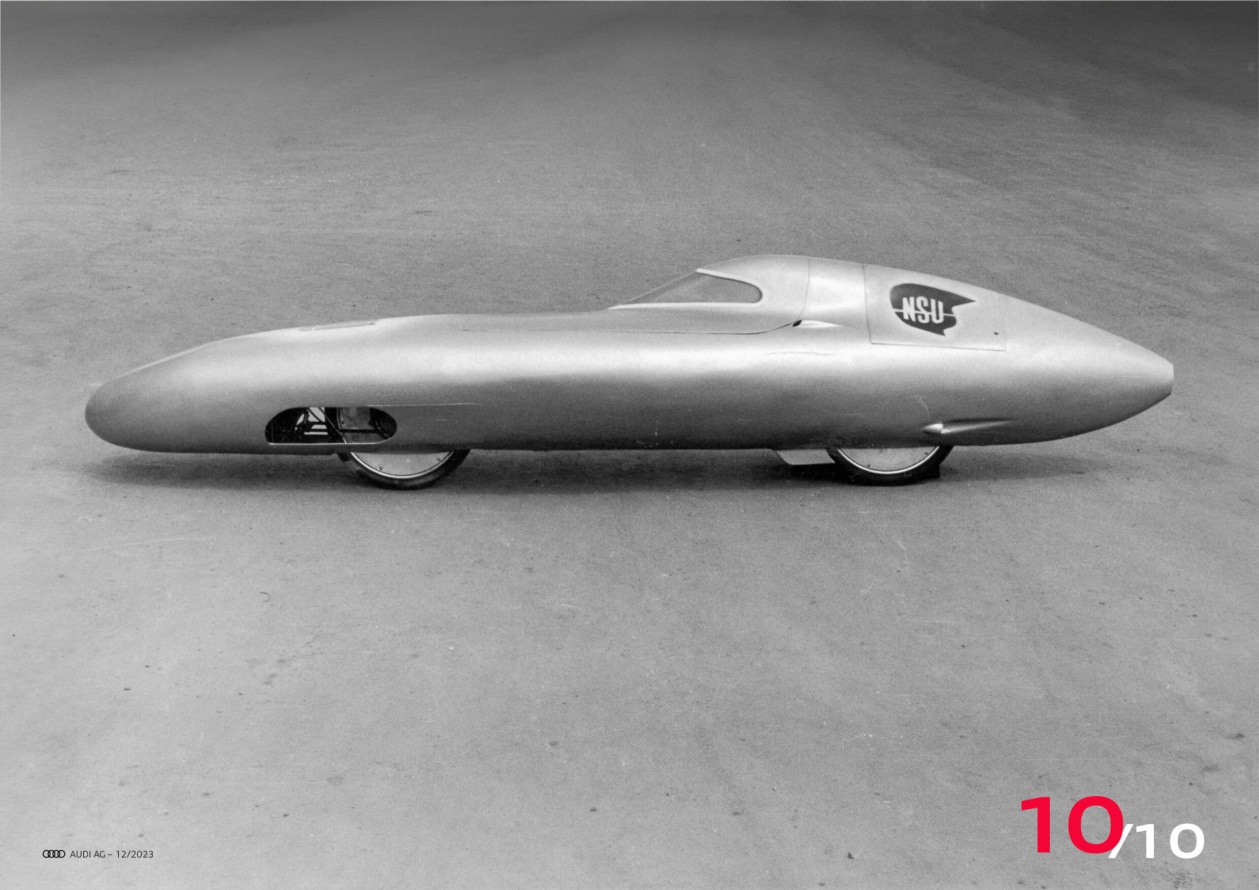 Record-breaking aerodynamics - Gustav Adolf Baumm’s record-breaking bike: The “Baumm flying deckchair.”