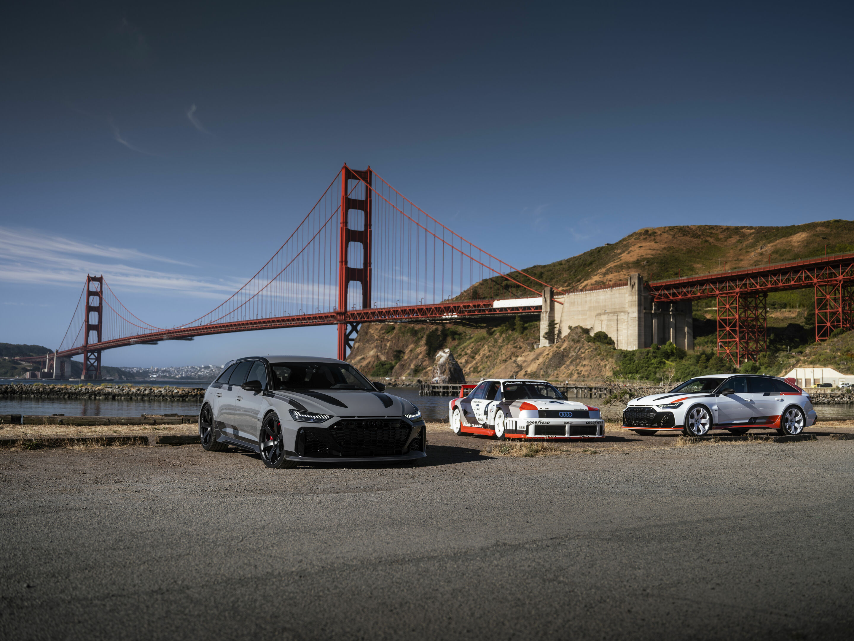 Audi RS 6 Avant GT in California - Audi RS 6 Avant GT, Audi 90 quattro IMSA GTO, 
Static photo,
Colour: Nardo Grey