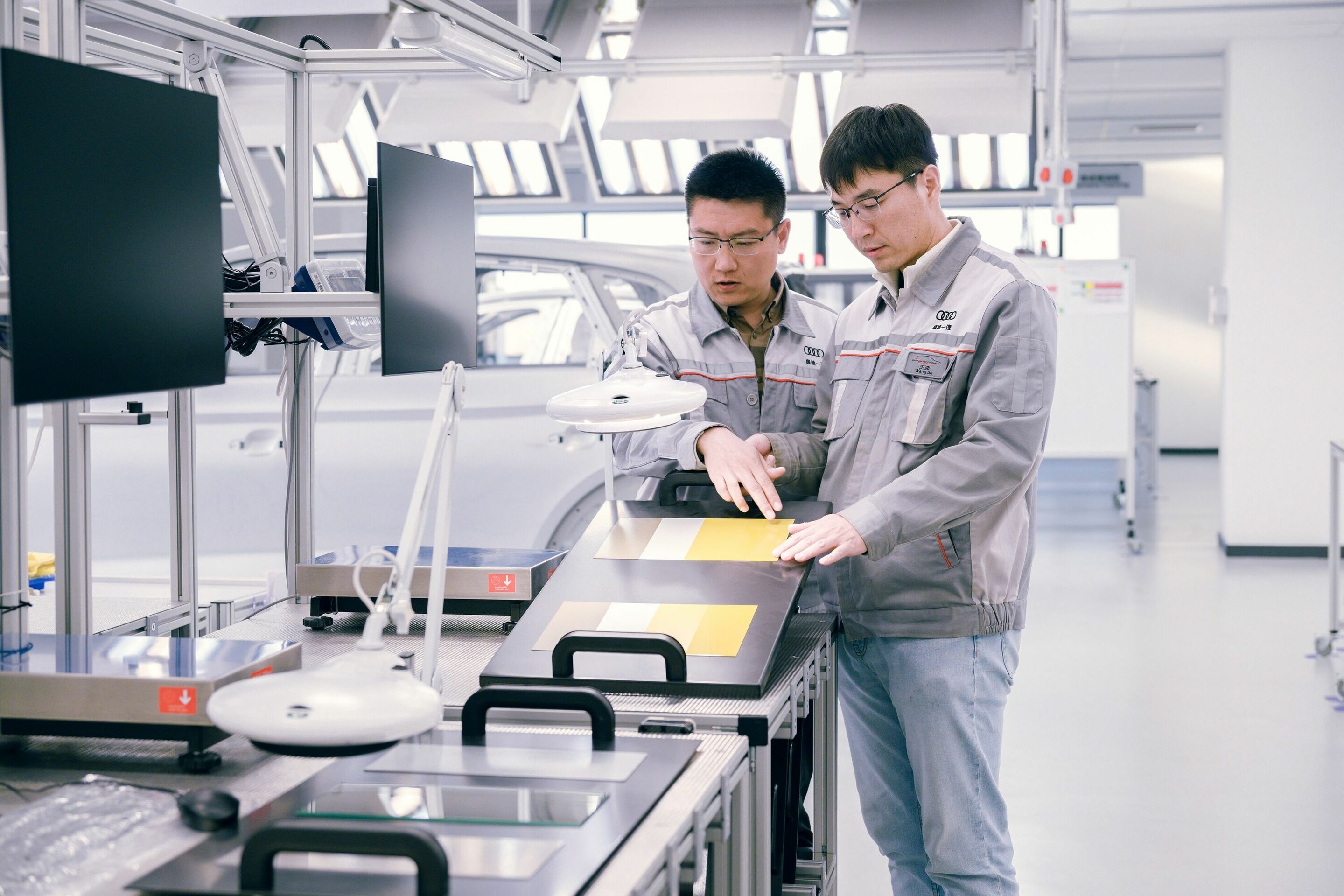 Neues Audi Werk in China startet Produktion von Elektromodellen - Hochmoderne Produktion bei der Audi FAW NEV Company in Changchun: Trainings-Center