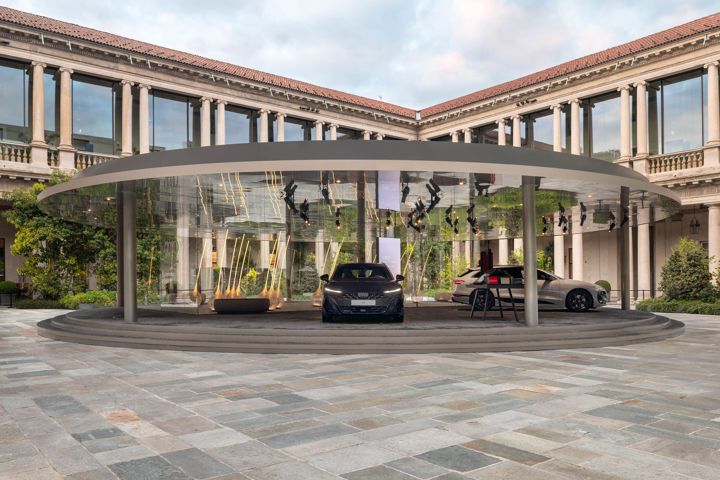 Audi at Milan Design Week - Audi presents the new Audi A6 Avant and the Audi S6 Avant e-tron at the Audi House of Progress during this year’s Milan Design Week.