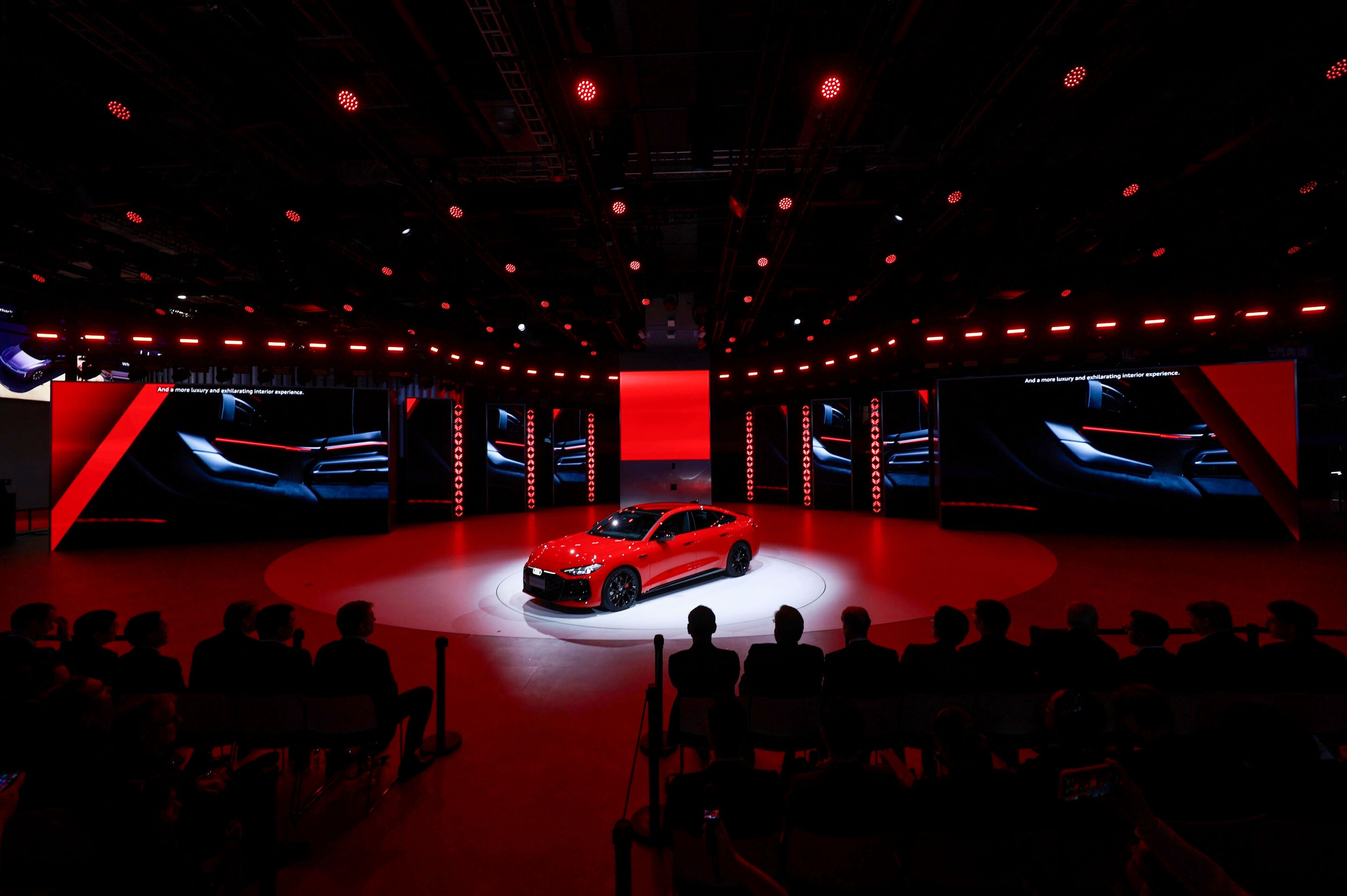 Audi auf der Auto Shanghai 2025 - Auf der Auto Shanghai 2025 präsentieren Audi und seine Joint-Venture-Partner FAW und SAIC ihr Produktportfolio für China auf einem gemeinsamen Messestand: Audi A5L Sportback