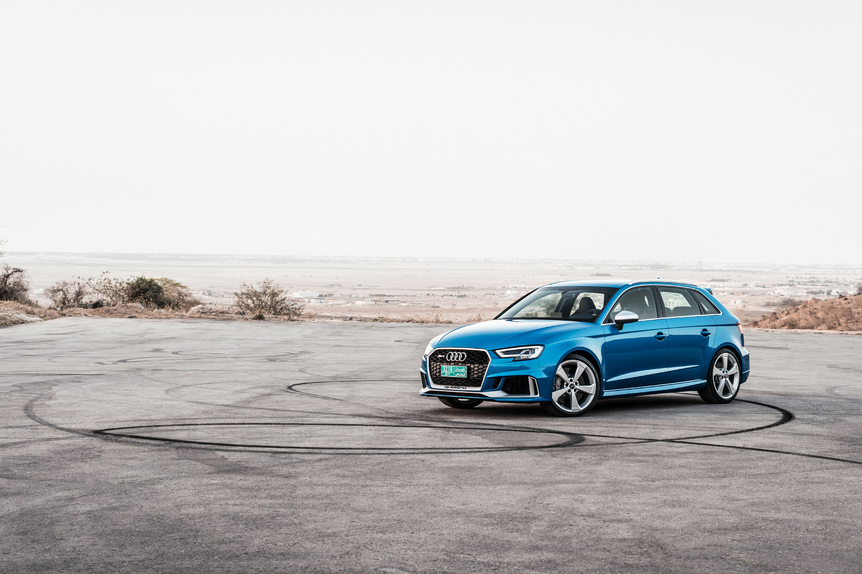 Audi RS 3 Sportback - Static photo, Colour: Mystic Blue