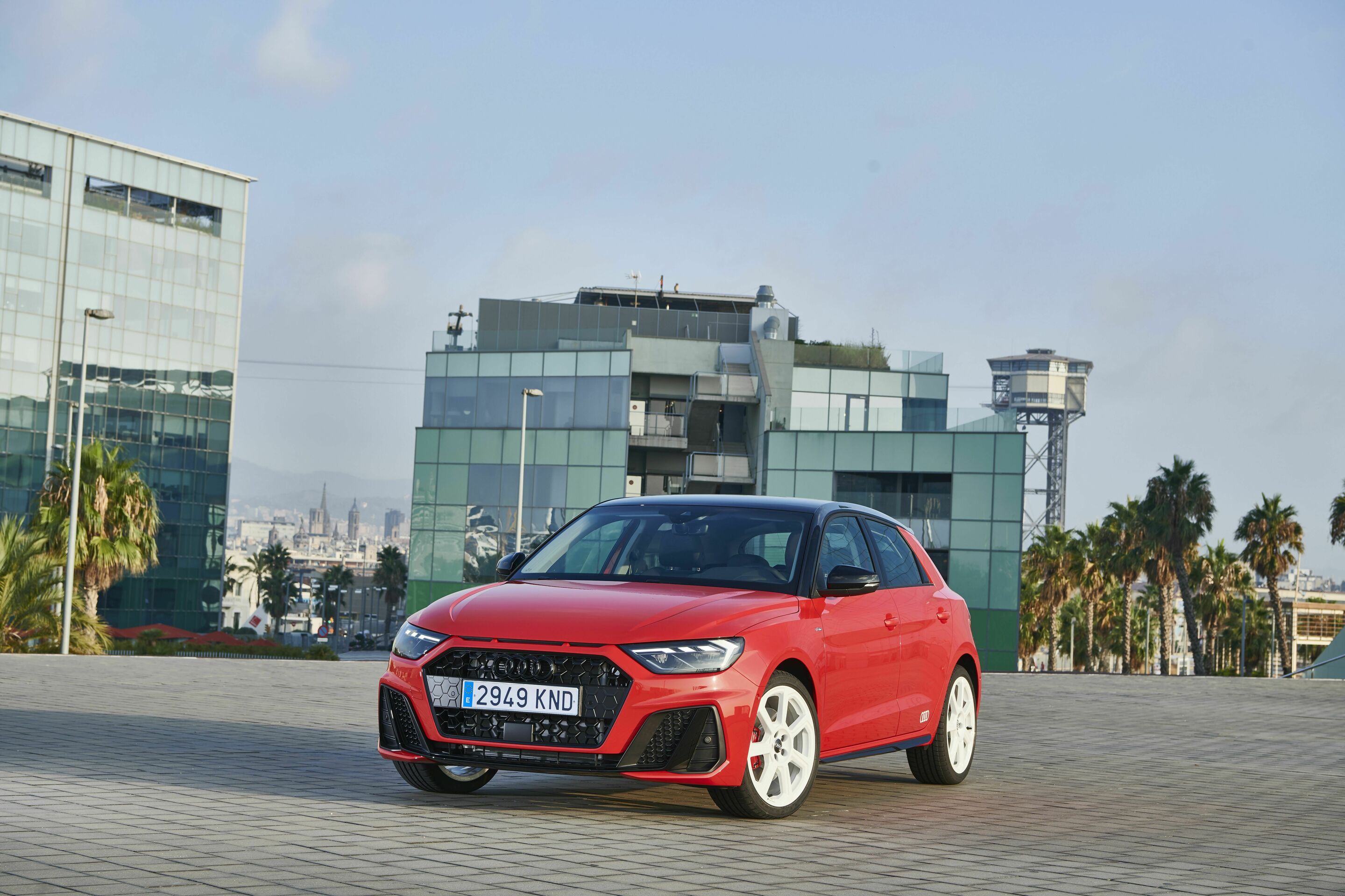 Audi A1 Sportback in Barcelona, Port Vell - Audi A1 Sportback in Barcelona, Port Vell